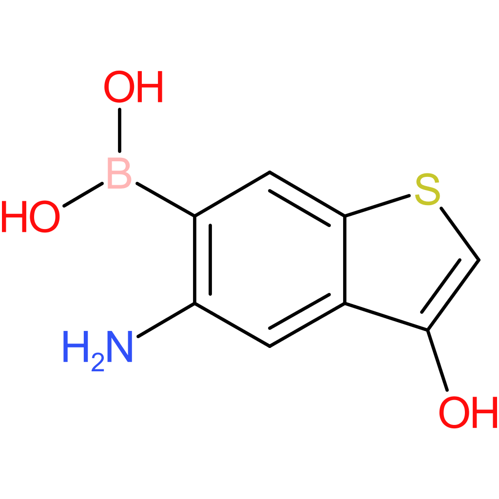 5-amino-3-hydroxybenzothiophene-6-boronic acid