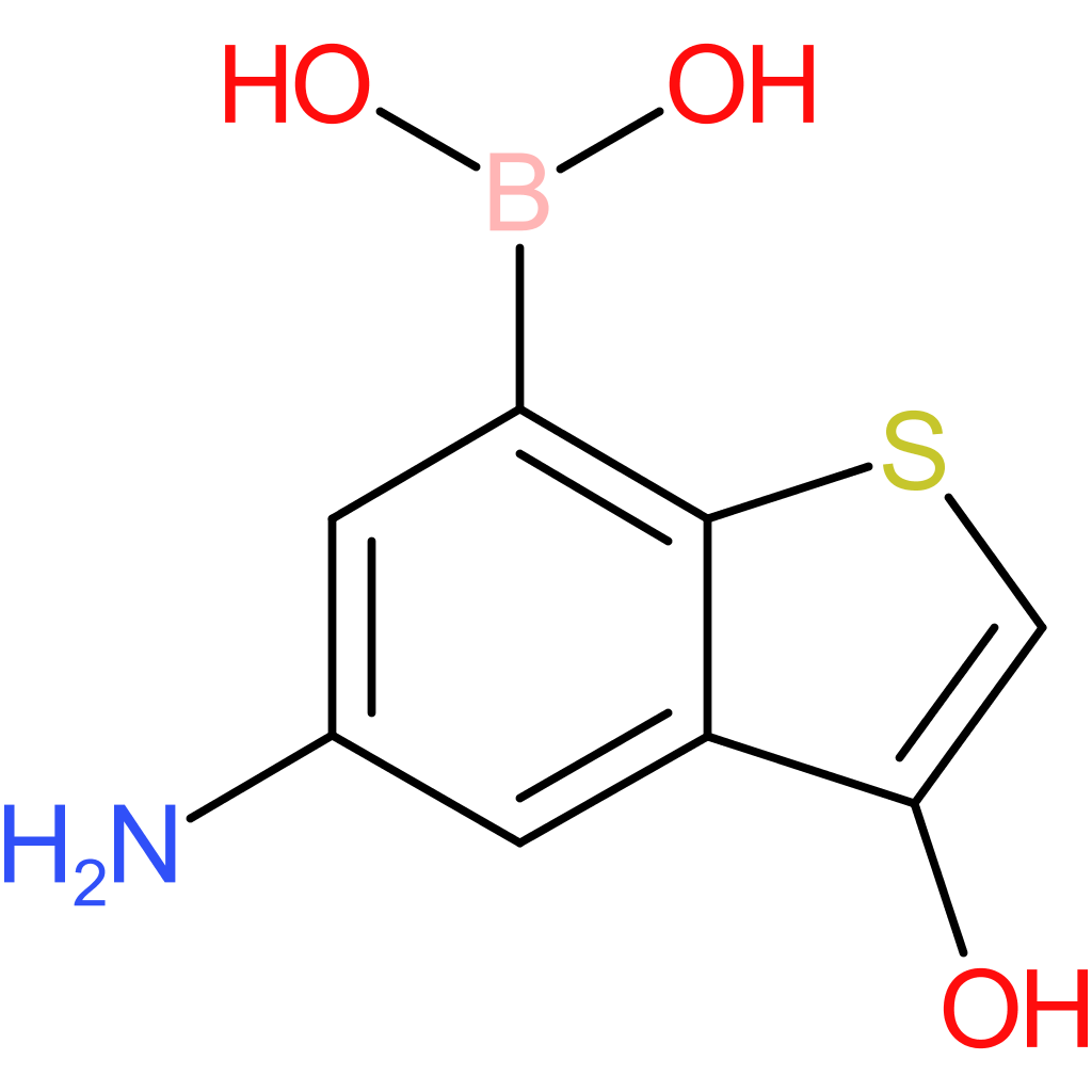 5-amino-3-hydroxybenzothiophene-7-boronic acid