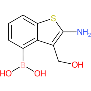 2-amino-3-(hydroxymethyl)benzothiophene-4-boronic acid
