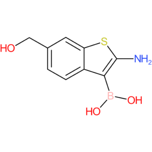 2-amino-6-(hydroxymethyl)benzothiophene-3-boronic acid