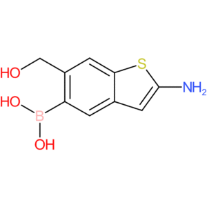 2-amino-6-(hydroxymethyl)benzothiophene-5-boronic acid