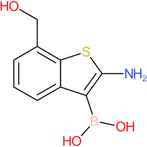 2-amino-7-(hydroxymethyl)benzothiophene-3-boronic acid