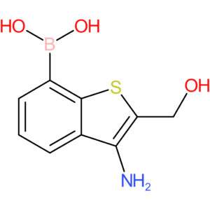 3-amino-2-(hydroxymethyl)benzothiophene-7-boronic acid