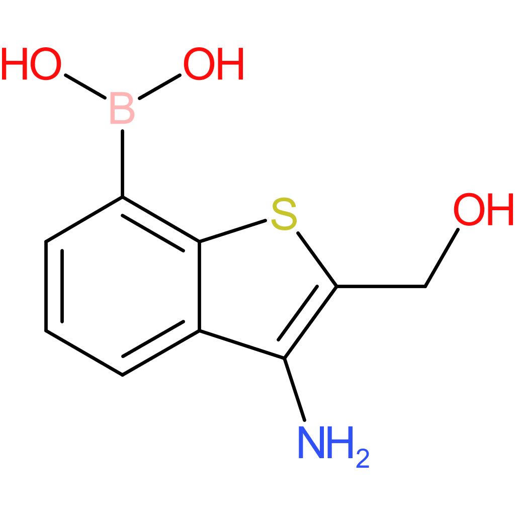 3-amino-2-(hydroxymethyl)benzothiophene-7-boronic acid