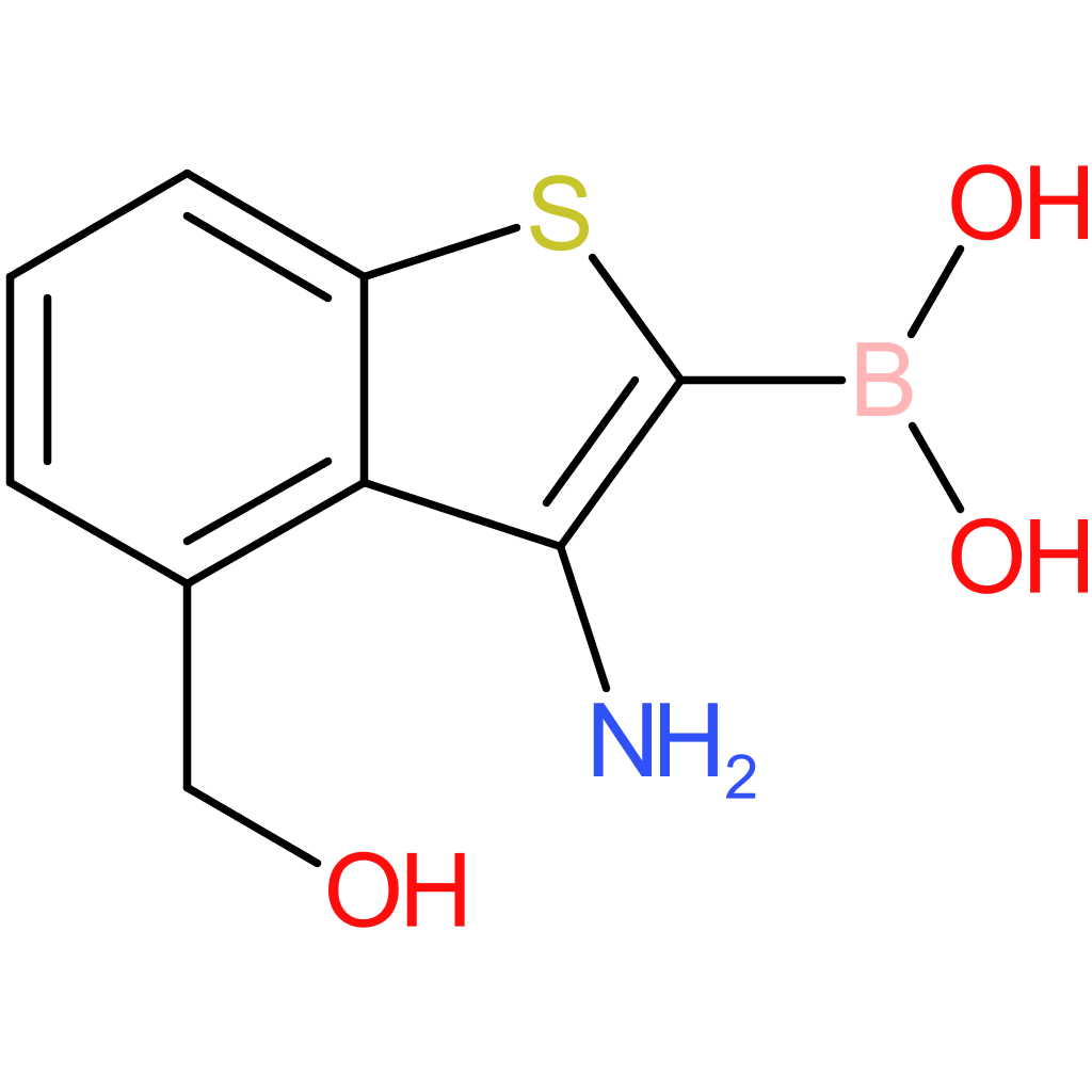 3-amino-4-(hydroxymethyl)benzothiophene-2-boronic acid