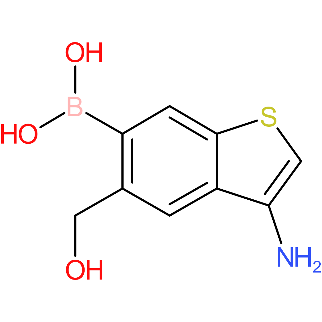 3-amino-5-(hydroxymethyl)benzothiophene-6-boronic acid