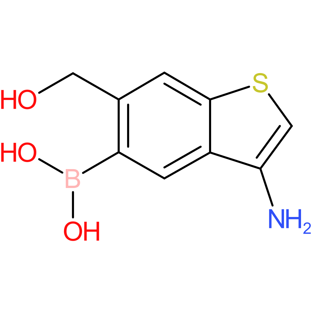 3-amino-6-(hydroxymethyl)benzothiophene-5-boronic acid