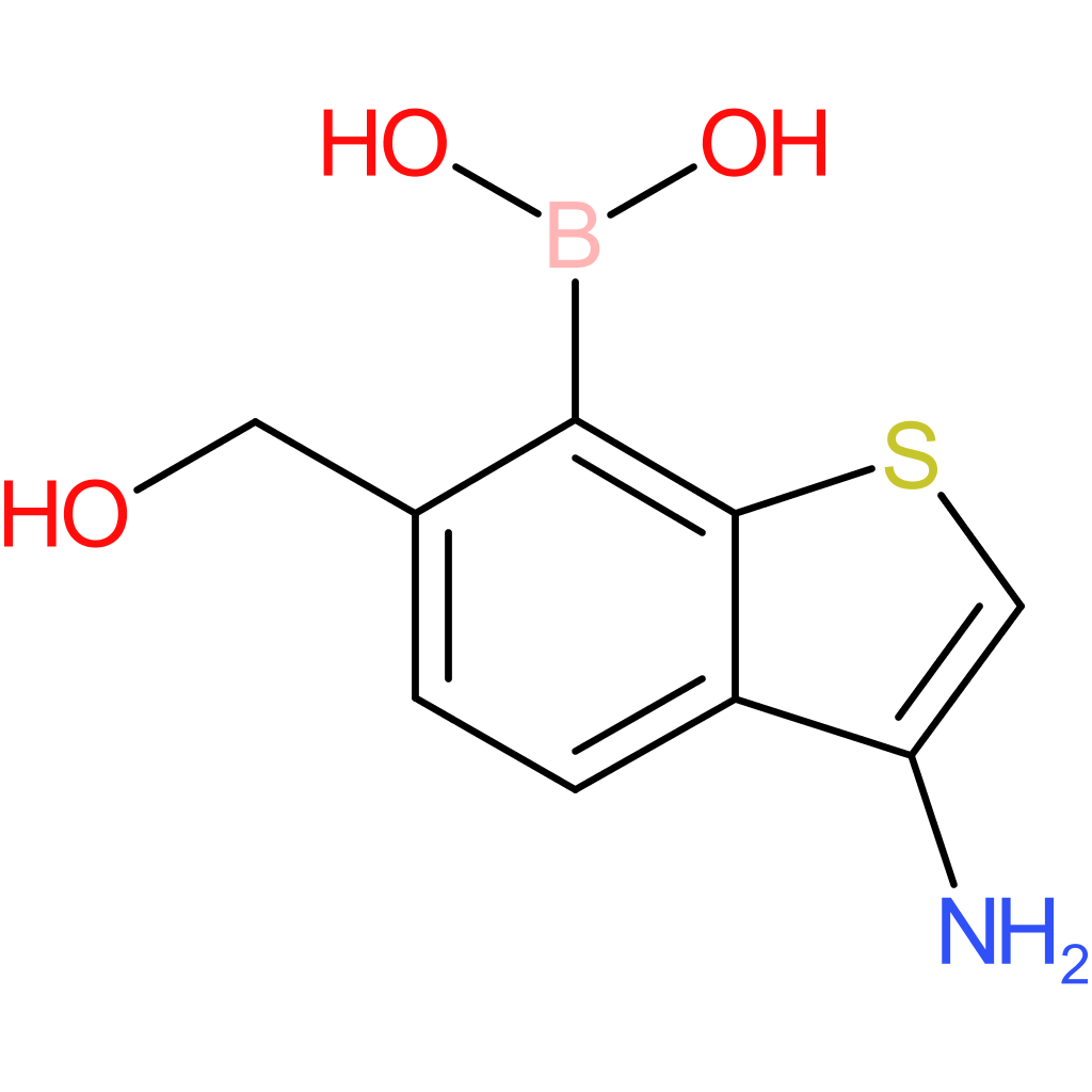 3-amino-6-(hydroxymethyl)benzothiophene-7-boronic acid