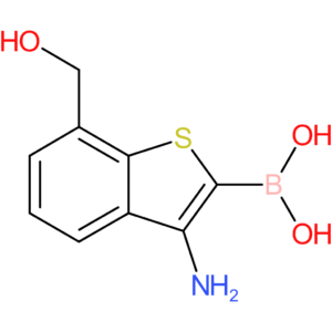 3-amino-7-(hydroxymethyl)benzothiophene-2-boronic acid
