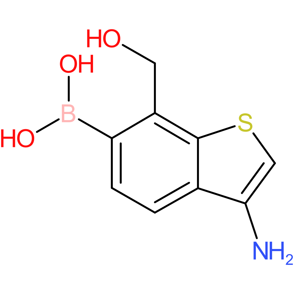 3-amino-7-(hydroxymethyl)benzothiophene-6-boronic acid
