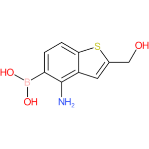 4-amino-2-(hydroxymethyl)benzothiophene-5-boronic acid