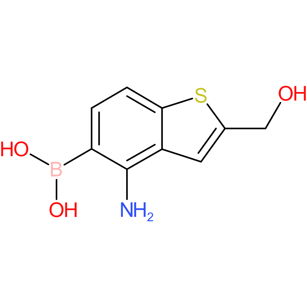 4-amino-2-(hydroxymethyl)benzothiophene-5-boronic acid