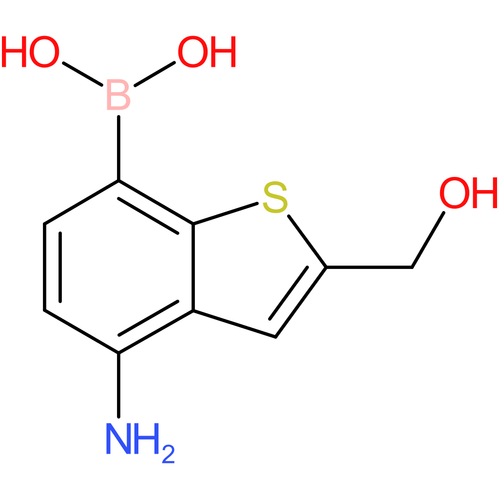 4-amino-2-(hydroxymethyl)benzothiophene-7-boronic acid