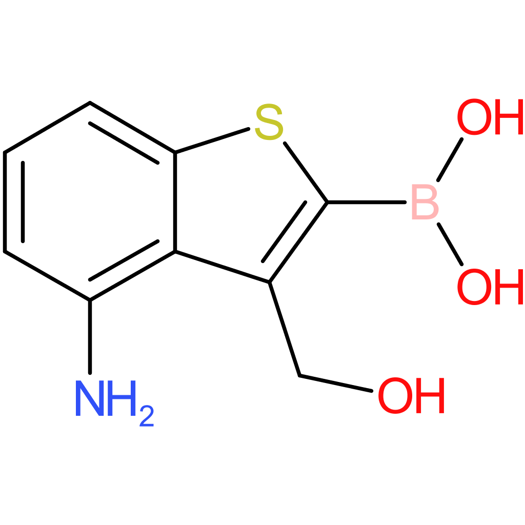 4-amino-3-(hydroxymethyl)benzothiophene-2-boronic acid