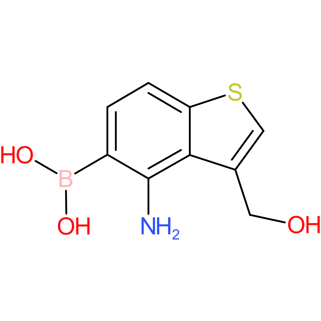 4-amino-3-(hydroxymethyl)benzothiophene-5-boronic acid