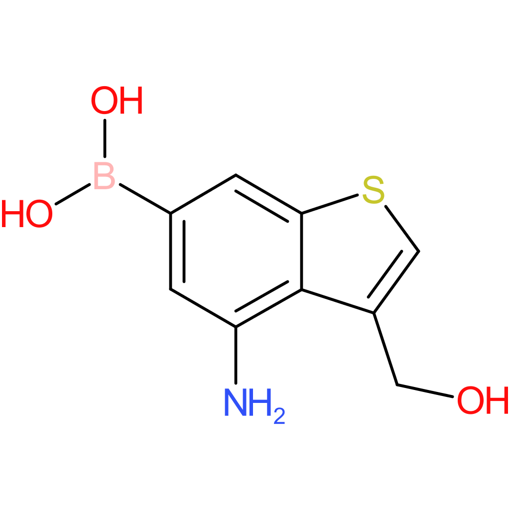 4-amino-3-(hydroxymethyl)benzothiophene-6-boronic acid