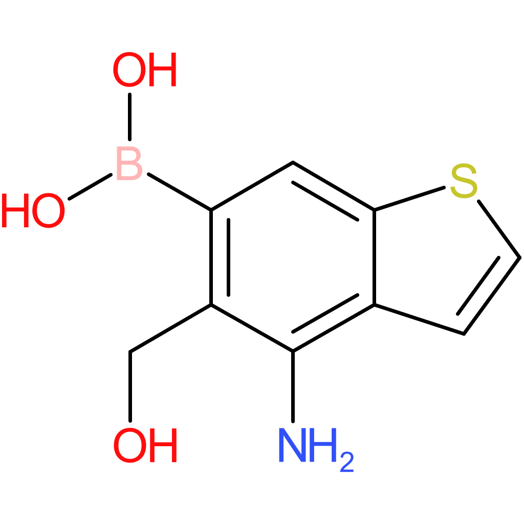 4-amino-5-(hydroxymethyl)benzothiophene-6-boronic acid