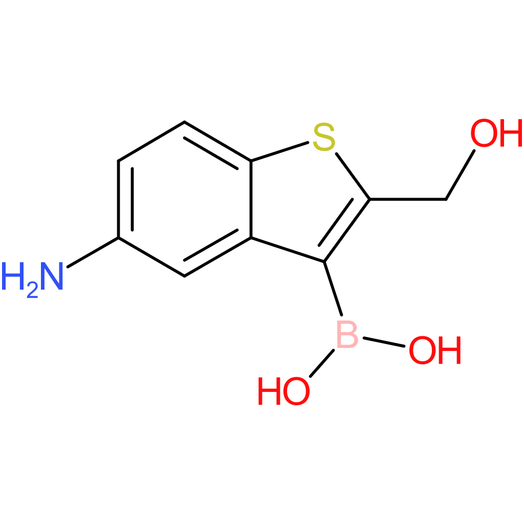 5-amino-2-(hydroxymethyl)benzothiophene-3-boronic acid