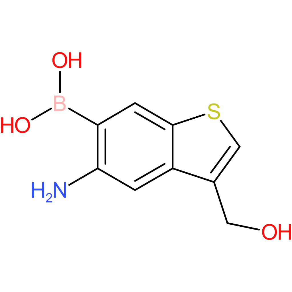 5-amino-3-(hydroxymethyl)benzothiophene-6-boronic acid
