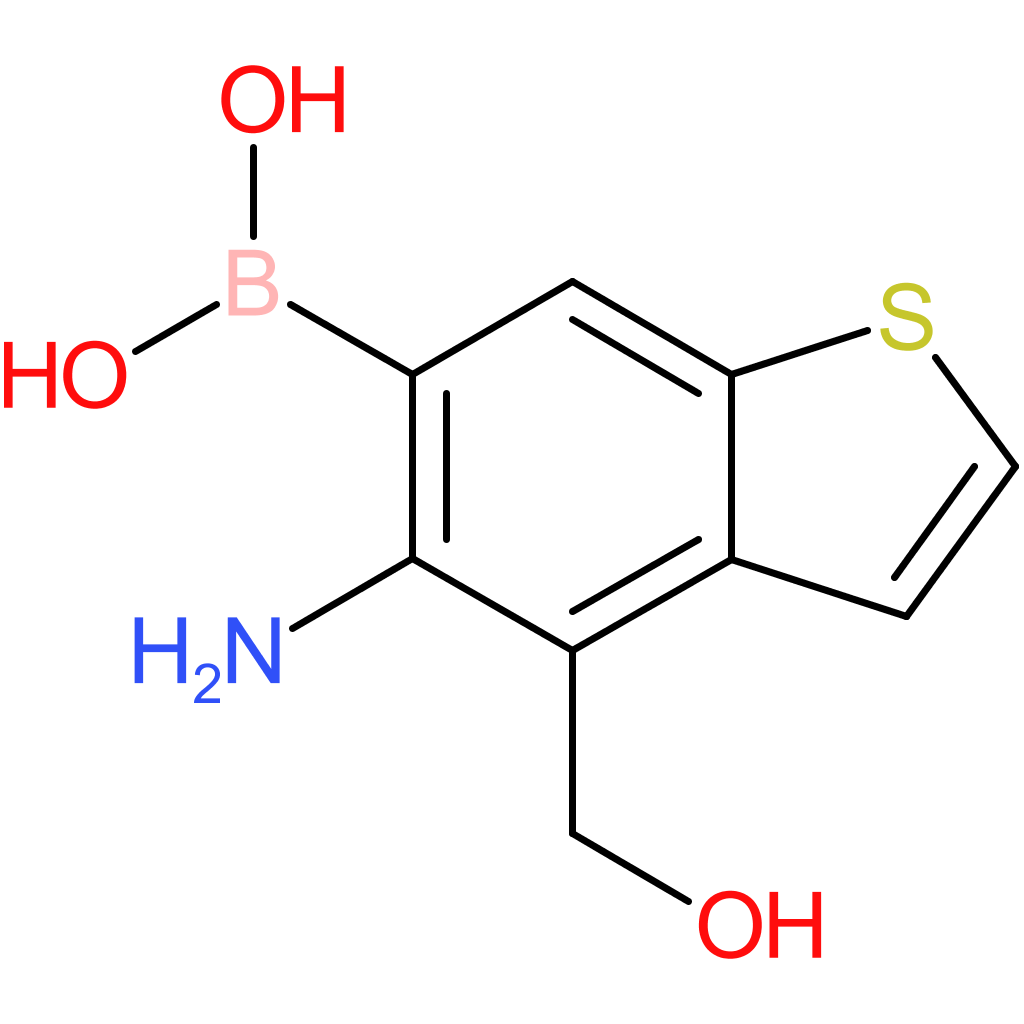 5-amino-4-(hydroxymethyl)benzothiophene-6-boronic acid