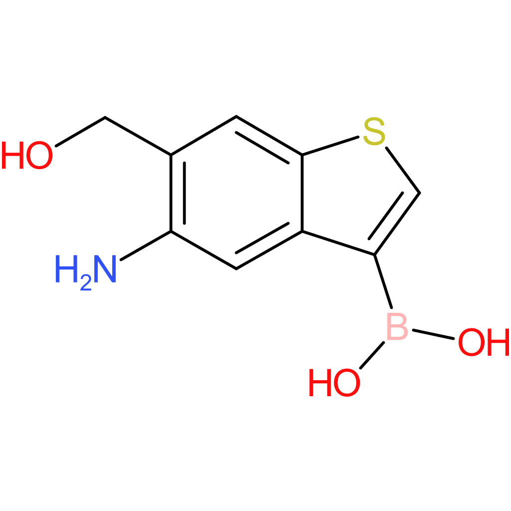 5-amino-6-(hydroxymethyl)benzothiophene-3-boronic acid
