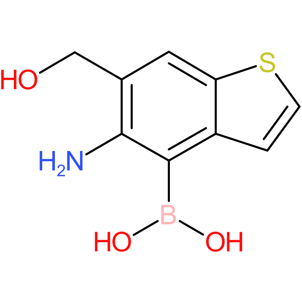 5-amino-6-(hydroxymethyl)benzothiophene-4-boronic acid