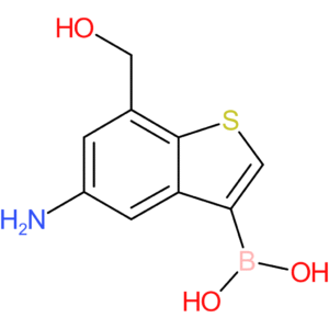 5-amino-7-(hydroxymethyl)benzothiophene-3-boronic acid