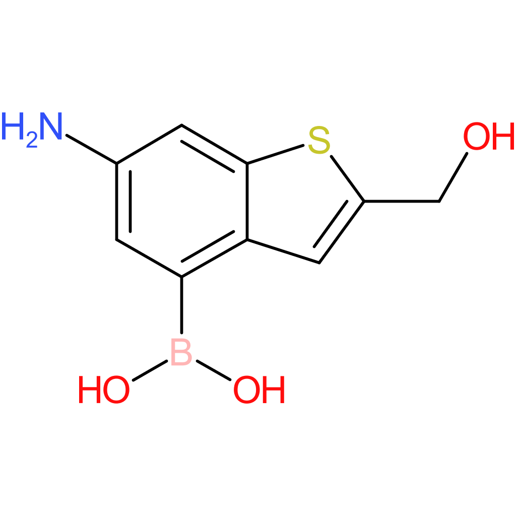 6-amino-2-(hydroxymethyl)benzothiophene-4-boronic acid