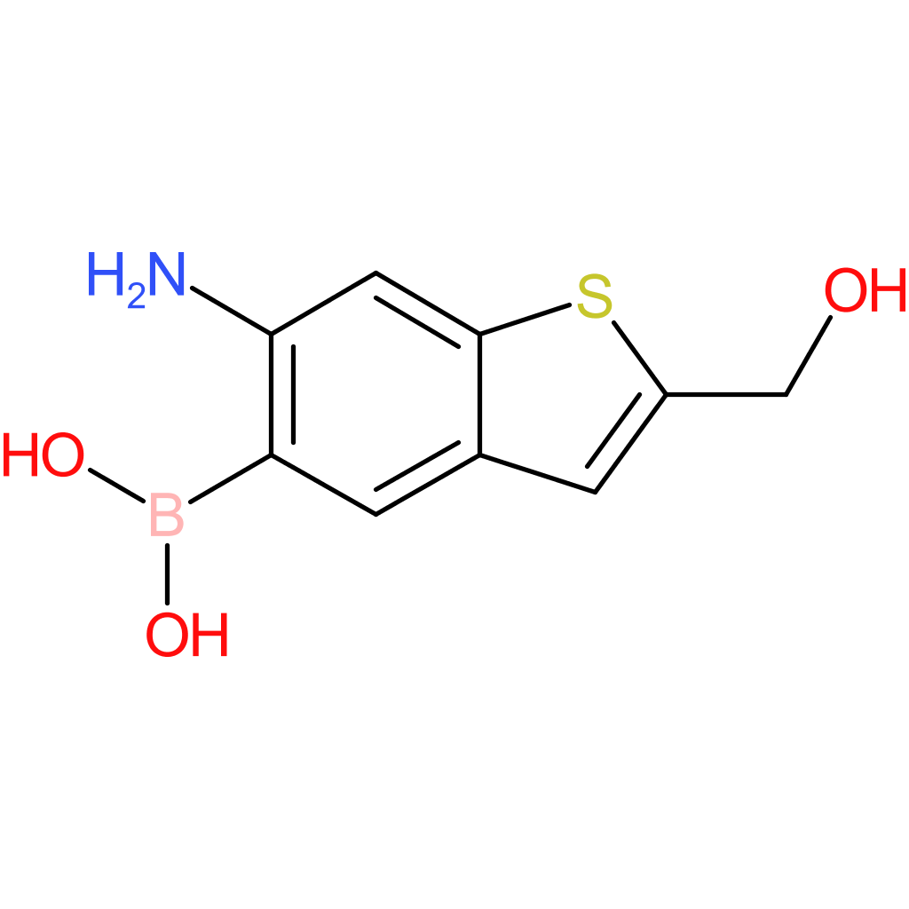 6-amino-2-(hydroxymethyl)benzothiophene-5-boronic acid