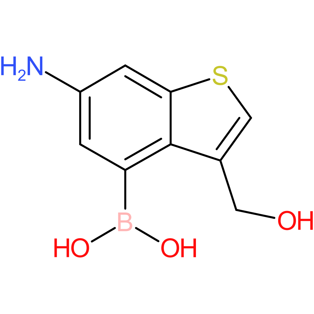 6-amino-3-(hydroxymethyl)benzothiophene-4-boronic acid