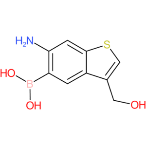 6-amino-3-(hydroxymethyl)benzothiophene-5-boronic acid