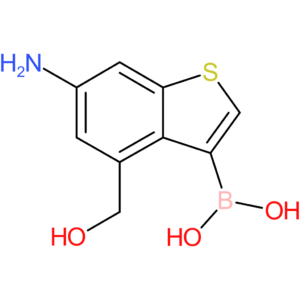 6-amino-4-(hydroxymethyl)benzothiophene-3-boronic acid