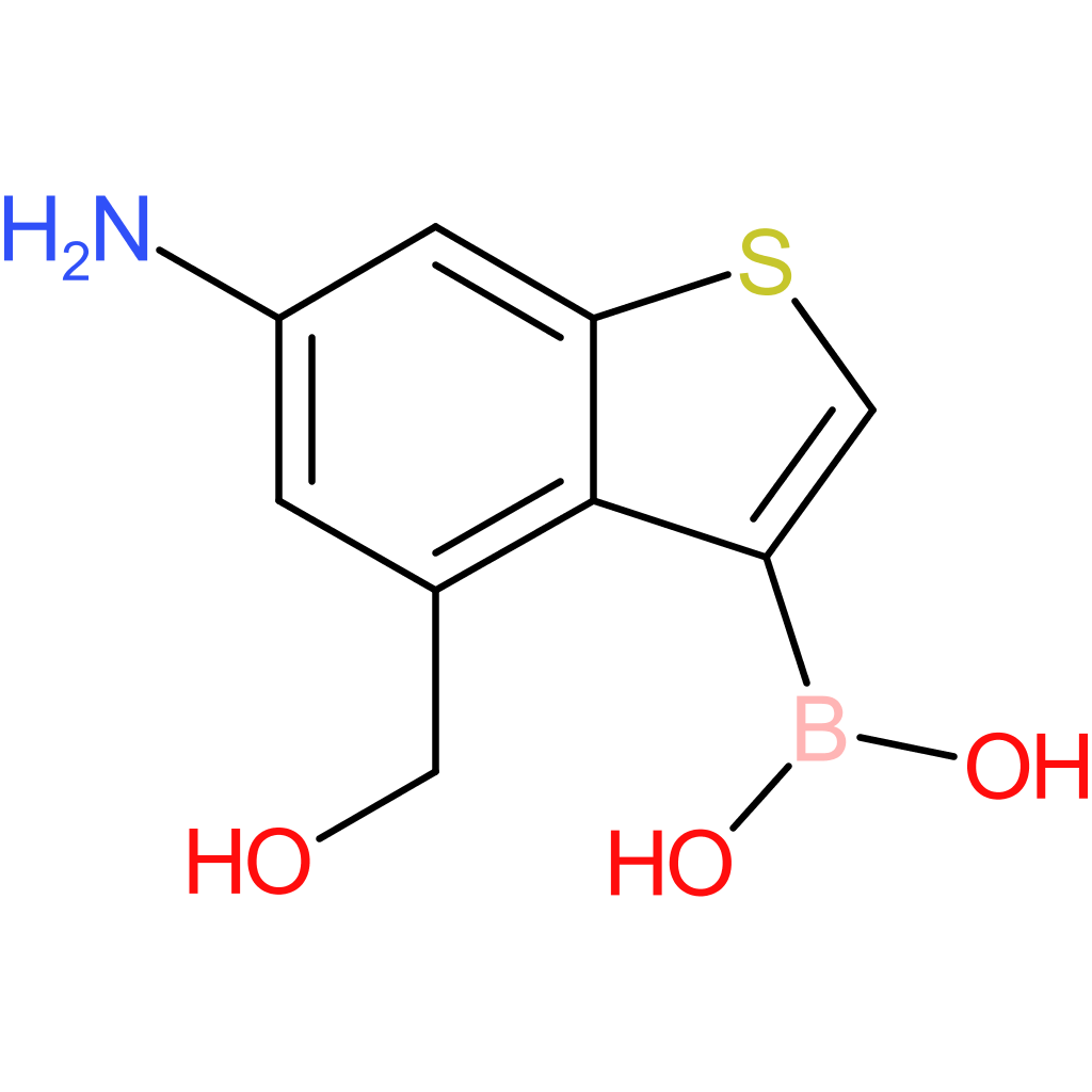 6-amino-4-(hydroxymethyl)benzothiophene-3-boronic acid