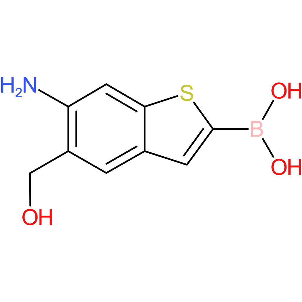 6-amino-5-(hydroxymethyl)benzothiophene-2-boronic acid