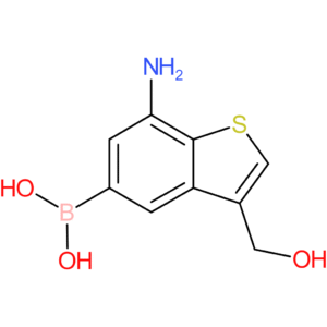7-amino-3-(hydroxymethyl)benzothiophene-5-boronic acid