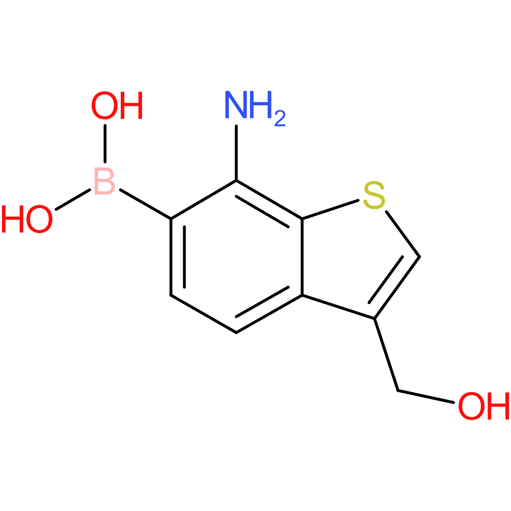 7-amino-3-(hydroxymethyl)benzothiophene-6-boronic acid