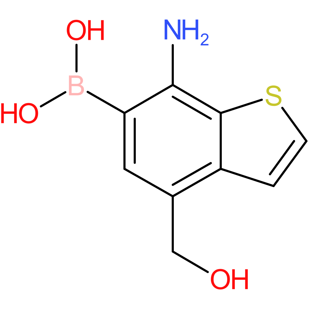 7-amino-4-(hydroxymethyl)benzothiophene-6-boronic acid