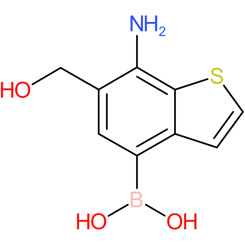 7-amino-6-(hydroxymethyl)benzothiophene-4-boronic acid