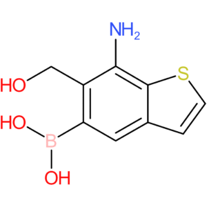 7-amino-6-(hydroxymethyl)benzothiophene-5-boronic acid