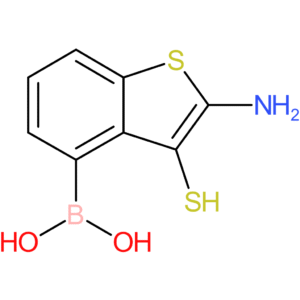 (2-amino-3-sulfanyl-1-benzothiophen-4-yl)boronic acid