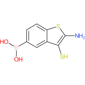 (2-amino-3-sulfanyl-1-benzothiophen-5-yl)boronic acid