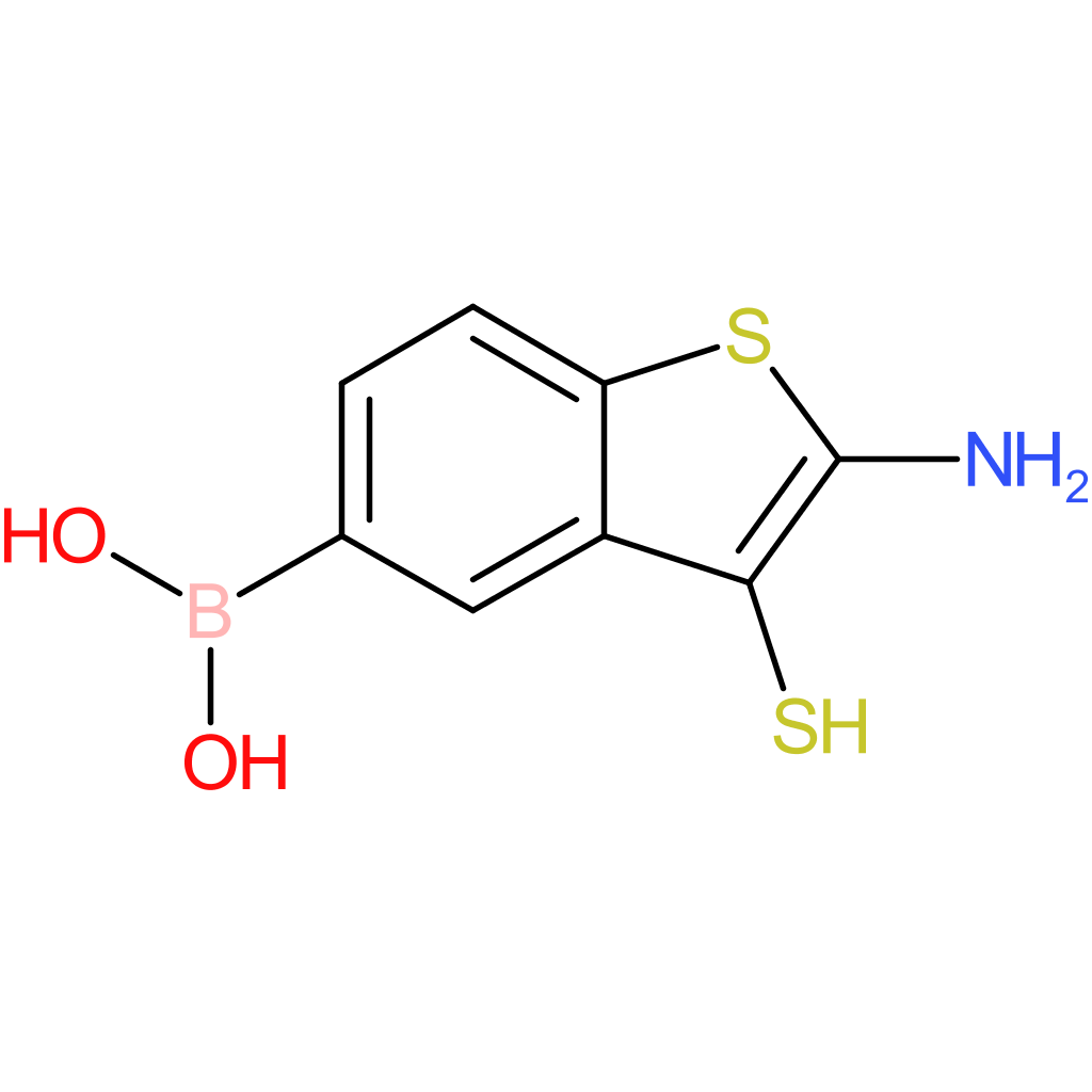 (2-amino-3-sulfanyl-1-benzothiophen-5-yl)boronic acid