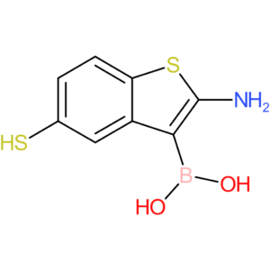 2-amino-5-mercaptobenzothiophene-3-boronic acid