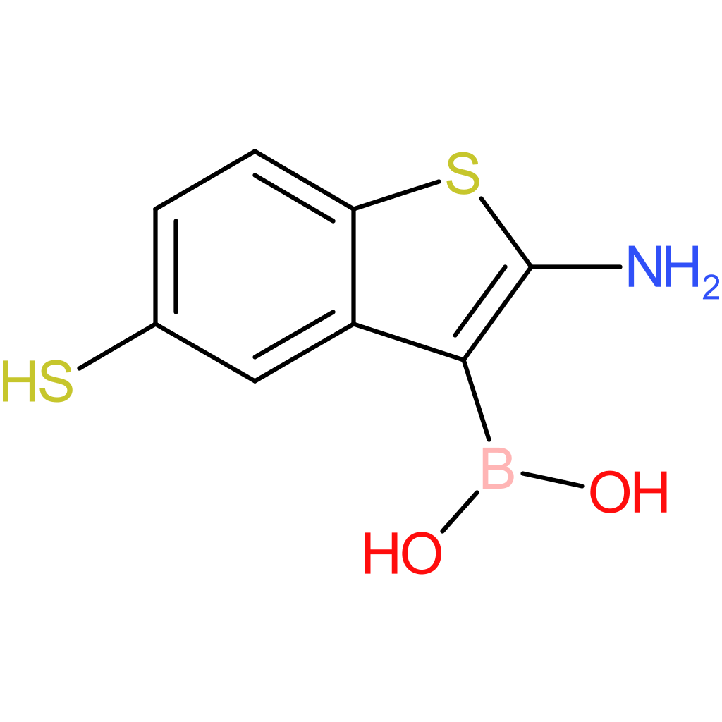 2-amino-5-mercaptobenzothiophene-3-boronic acid