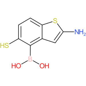 (2-amino-5-sulfanyl-1-benzothiophen-4-yl)boronic acid