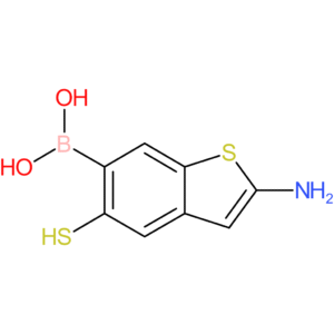 2-amino-5-mercaptobenzothiophene-6-boronic acid
