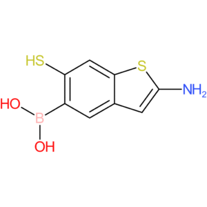 (2-amino-6-sulfanyl-1-benzothiophen-5-yl)boronic acid