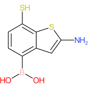 (2-amino-7-sulfanyl-1-benzothiophen-4-yl)boronic acid