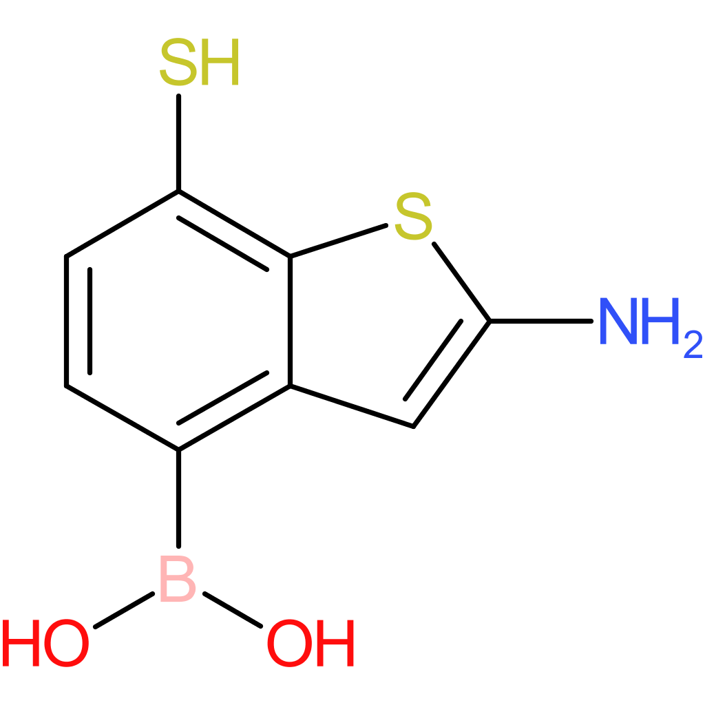 (2-amino-7-sulfanyl-1-benzothiophen-4-yl)boronic acid