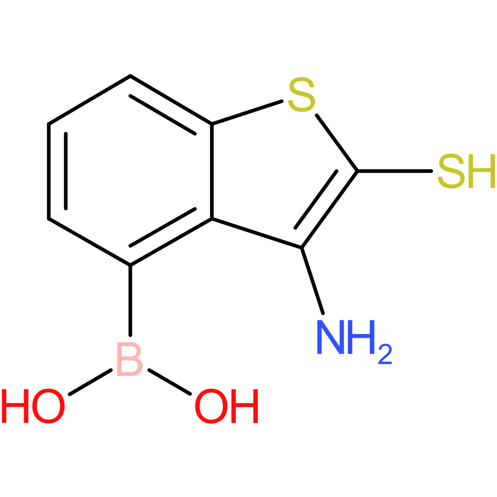 (3-amino-2-sulfanyl-1-benzothiophen-4-yl)boronic acid